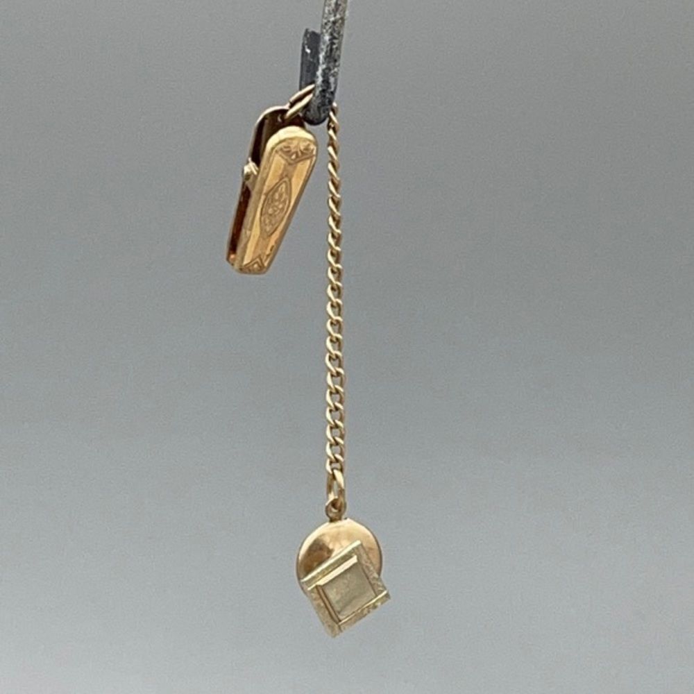 Vintage tie tac clip 1/20th 12K gold filled